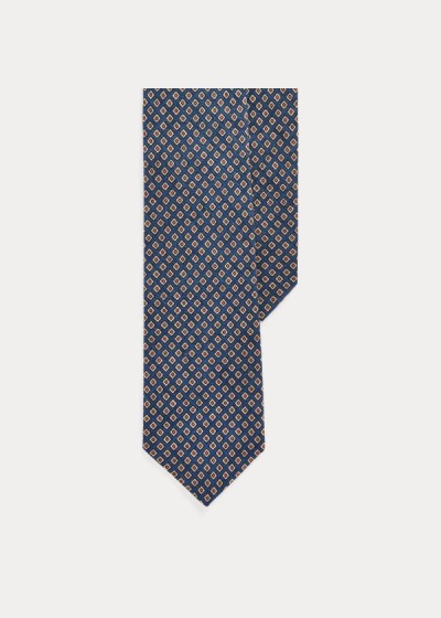 Men's Polo Ralph Lauren Neat Linen Narrow Ties | 431659KEY